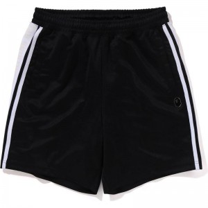 Men Bape Fans Scarf Shorts Shorts Black USA | AP1481141