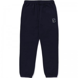 Men Bape General Sweat Pants Pants Navy USA | OI0520050