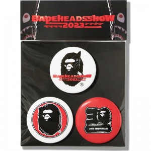 Men Bape Heads Show Pin Set Accessories Multi USA | KP8757077