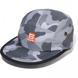 Men Bape Honeycomb Camo Jet Cap Caps Gray USA | XU6716076