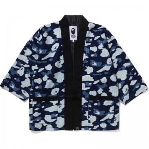 Men Bape Japan Craft Man Jacket Jackets Indigo USA | LE5190910