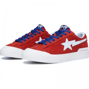 Men Bape Mad Sta #1 Sneakers Red USA | IT5415145