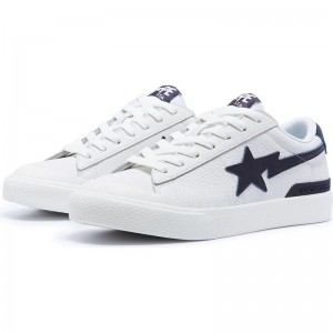 Men Bape Mad Sta #2 Sneakers Navy USA | GO8504854