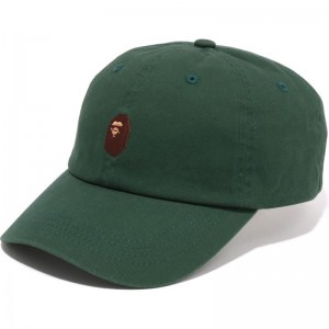 Men Bape One Point Panel Cap Caps Green USA | JN8197717