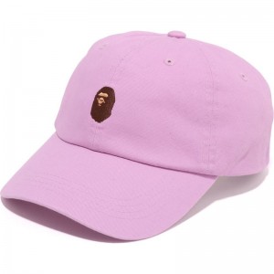 Men Bape One Point Panel Cap Caps Pink USA | JL7806986