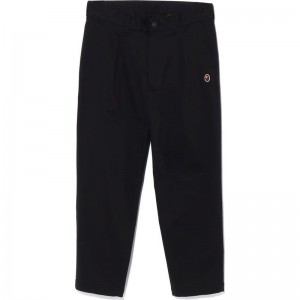 Men Bape One Point Relaxed Fit Chino Pants Pants Black USA | AM0594654