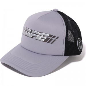 Men Bape Racing Mesh Cap Caps Gray USA | HF9940490