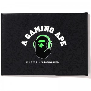 Men Bape Razer X A Bathing Ape Neon Camo 15.6" Protective Sleeve V2 Home Black USA | EK1878588