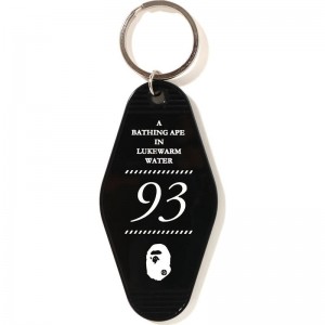 Men Bape Room Keychain Accessories Black USA | UD4733873