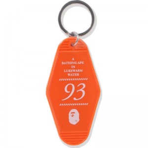 Men Bape Room Keychain Accessories Orange USA | EP1972392