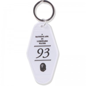 Men Bape Room Keychain Accessories White USA | CR5993193