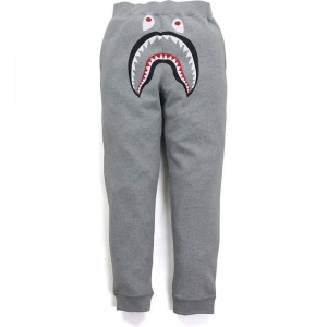 Men Bape Shark Sweat Pants Pants White USA | OS6350130