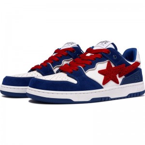 Men Bape Sk8 Sta #2 Sneakers Blue USA | DX3407847