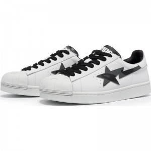 Men Bape Skull Sta Sneakers Black USA | BC2926296