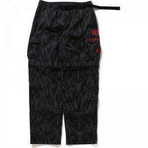 Men Bape Speed Racer Detachable Pants Pants Black USA | LJ0185915