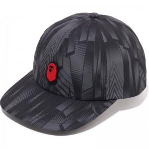 Men Bape Speed Racer Panel Cap Caps Black USA | MI9636766