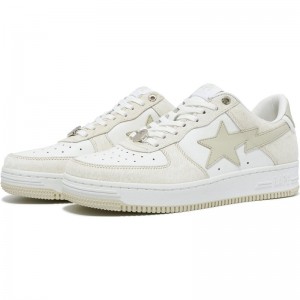 Men Bape Sta™ #1 Sneakers Beige USA | BF5789679