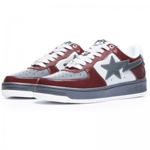 Men Bape Sta™ #2 Sneakers Grey Red USA | YT8668068