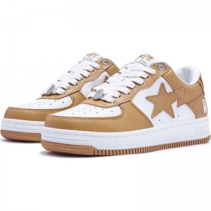 Men Bape Sta™ #4 Sneakers Beige USA | FJ6687267