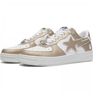 Men Bape Sta™ #4 Sneakers Beige USA | VV6627567