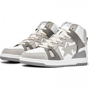 Men Bape Sta™ 93 Hi Sneakers Grey USA | TM8255025