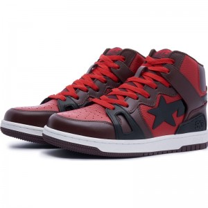 Men Bape Sta™ 93 Hi Sneakers Red USA | VG1251921