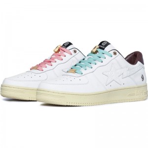 Men Bape Sta™ By Black® Sneakers White USA | MM3610260