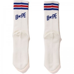 Men Bape Sta Line Socks Socks Blue USA | AU7969999