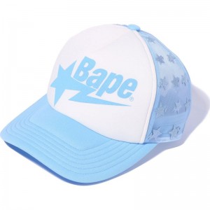 Men Bape Sta Mesh Cap Caps Pink USA | OI0823383