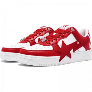 Men Bape Sta™ Os Sneakers Red USA | ZE9980190