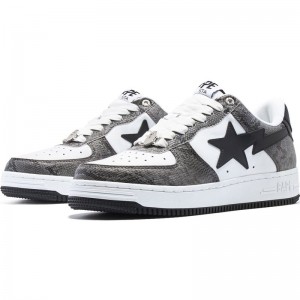 Men Bape Sta™ Snake Sneakers Black USA | UQ7191711