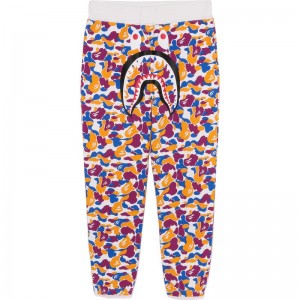 Men Bape Store® La 5th Anniv. La Camo Shark Sweat Pants Pants Multicolor USA | YQ9817187