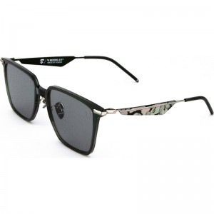 Men Bape Sunglasses 4 Bs13029 Eyewear Gray USA | QE6130810