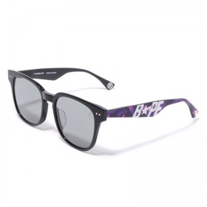 Men Bape Sunglasses 5 Bs13004 Eyewear Purple USA | DT8804784