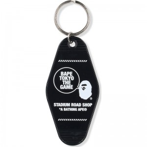 Men Bape Tokyo The Game Room Keychain Accessories Black USA | NP9260420