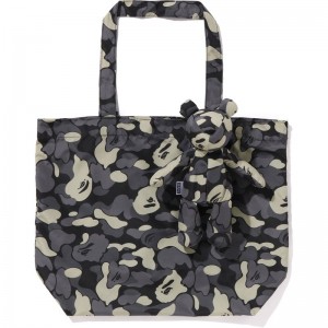 Men Bape Us Limited Collection Bear Eco Bag (S) Bags Beige USA | FK9020600