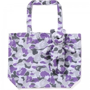 Men Bape Us Limited Collection Bear Eco Bag (S) Bags Purple USA | HT4521151