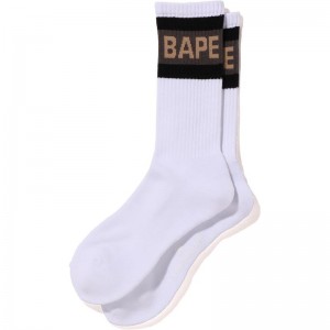 Men Bape Us Limited Collection Socks Socks Beige USA | HX8754774