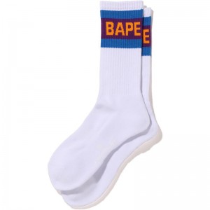 Men Bape Us Limited Collection Socks Socks Orange USA | QW1007207