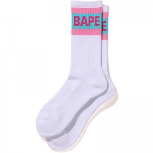 Men Bape Us Limited Collection Socks Socks Pink USA | KG6063903