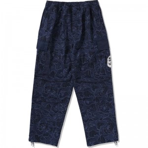 Men Bape X Alpha Industries 6-pocket Pants Pants Navy USA | VW2528958