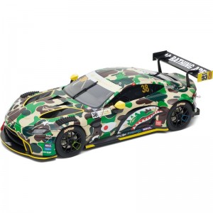 Men Bape X Aston Martin Gt3 1/18 Model Car Figure Green USA | QV7046506