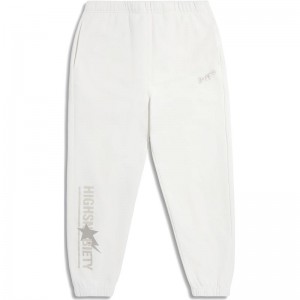 Men Bape X Highsnobiety Sweat Pants Pants White USA | MR8365335