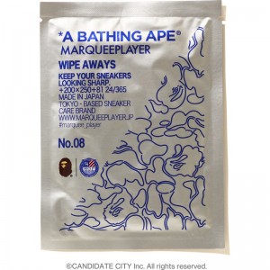 Men Bape X Marquee Player Wipe Aways No.08 Accessories Blue USA | YG1974694