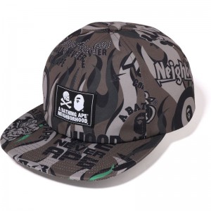 Men Bape X Neighbourhood Cap Caps Green USA | MI2828188