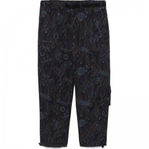 Men Bape X Neighbourhood Multi Pocket Track Pants Pants Black USA | UC4414844