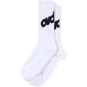 Men Bape X Ovo Socks Socks White USA | JO2132712