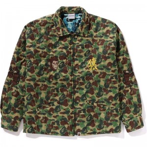 Men Bape X Readymade Abc Camo Vietnam Jacket Jackets Green USA | DA6927597