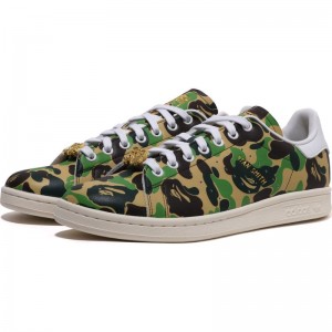 Men Bape X Stan Smith Abc Camo Ig8949 Sneakers Green USA | GM8572052