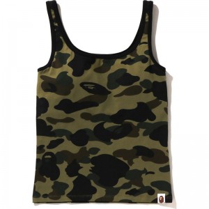 Women Bape 1st Camo Bratop Underwear Green USA | RL4708678